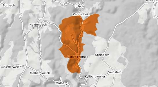Mietspiegelkarte Sankt Thomas Eifel